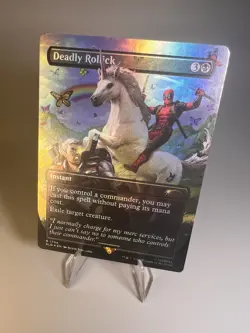 Deadly Rollick (Rainbow Foil) Deadpool Secret Lair Drop Foil - Image 1