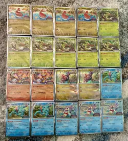 Pokemon Sealed Prerelease Lot, 20 Sealed Promo Packs, Feraligatr, Thwackey… - Image 1