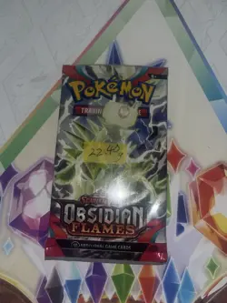 VERY HEAVY! 22.40Gram Obsidian Flames Pokemon TCG Factory Sealed Booster Pack!!! - Image 2