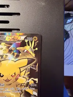 Pokemon Pikachu EX Black Star Promo Full Art Holo Card XY124 - Image 4