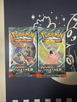 Pokemon Journey Together Booster Packs - New/Sealed 2 Packs - Image 1