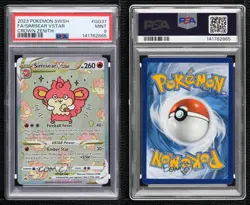 Full Art Simisear VSTAR Pokemon Sword Shield Crown Zenith Galarian Gallery PSA 9 - Image 3