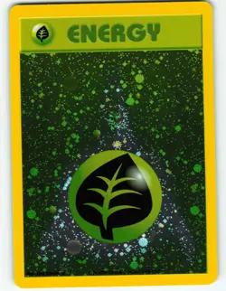 Grass Energy - Holo - WOTC League Promo - Pokemon TCG - 2002 - Image 1