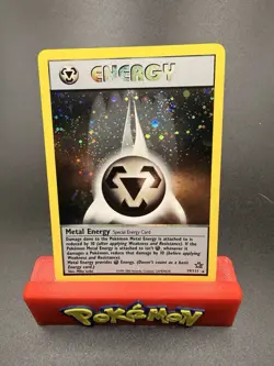Pokemon Unlimited Neo Genesis Metal Energy 19/111 NM Holographic SWIRL WOTC - Image 1