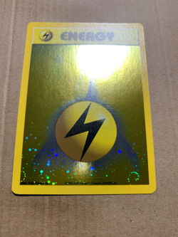 Lightning Energy WOTC League Promo - Reverse Holo Pokemon Card - NM/Mint - Image 2