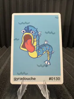 Gyradouche (Gyarados) #130 - Gen 1 Pookiemoot Fan Art- Pokemon - Image 1