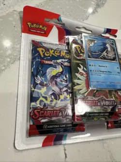 Pokemon Scarlet and Violet Base Set - 3 Pack Blister SEALED - Image 2