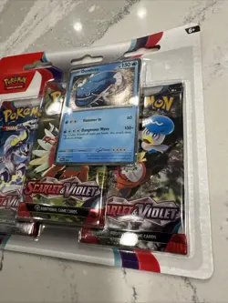 Pokemon Scarlet and Violet Base Set - 3 Pack Blister SEALED - Image 3