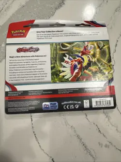 Pokemon Scarlet and Violet Base Set - 3 Pack Blister SEALED - Image 4
