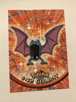 Pokemon Topps Golbat #42 Non Holo Blue Logo NM - Image 1