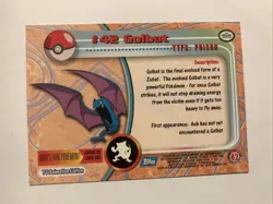 Pokemon Topps Golbat #42 Non Holo Blue Logo NM - Image 2