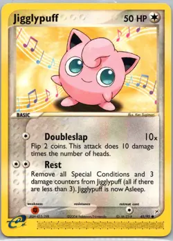 Pokemon TCG Jigglypuff 41/95 Team Magma vs Team Aqua NM - Image 1