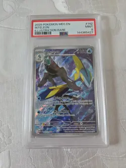 2025 Pokemon Mega Evolution Inteleon Illustration Rare #142/132 PSA 9 - Image 1