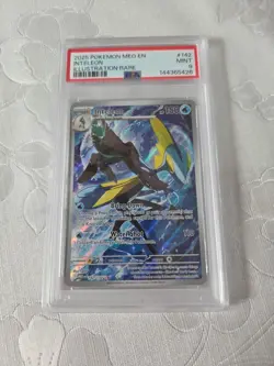 2025 Pokemon Mega Evolution Inteleon Illustration Rare #142/132 PSA 9 - Image 1