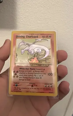 Pokemon Shining Charizard 107/105 Neo Destiny Shining Holo 100 HP 100 Attack - Image 3