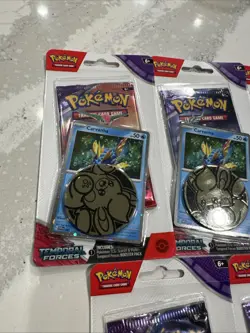 5x Temporal Forces Checklane Blister Packs Carvanha Bellibolt Pokemon Sealed 🔥 - Image 2