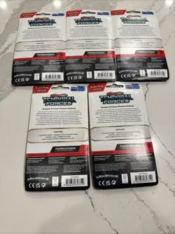 5x Temporal Forces Checklane Blister Packs Carvanha Bellibolt Pokemon Sealed 🔥 - Image 5