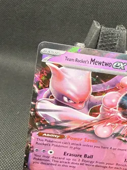 POKEMON Team Rocket's MEWTWO ex 081/182 DESTINED RIVALS RARE HOLO- NM - Image 4