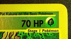 Kakuna 70/144 Reverse Holo Pokemon Skyridge 2003 Wotc Vintage LP/NM - Image 5