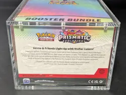 Pokemon SV8.5 Prismatic Evolutions Sealed Booster Bundle Display W/Acrylic Case - Image 3