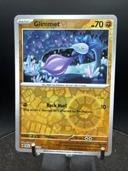 Glimmet 114/191 Reverse Holo Pokemon TCG: Surging Sparks Near Mint (NM) - Image 1