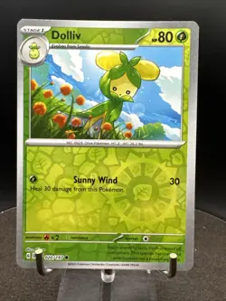 Dolliv #20/197 SV Obsidian Flames Reverse Holo Common Pokemon 2023 TCG Card - Image 1