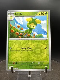 Dolliv #20/197 SV Obsidian Flames Reverse Holo Common Pokemon 2023 TCG Card - Image 3