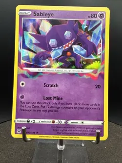 Pokemon TCG Sableye Sword & Shield - Lost Origin 070/196 Holo Holo Rare - Image 3