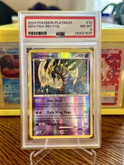 Pokemon TCG Platinum Giratina 10/127 Reverse Holo PSA 8 Very Clean 🔥 Very Rare - Image 1