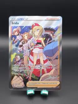 IRIDA ~ Pokemon TCG: CROWN ZENITH ~ GG63 FULL ART TRAINER - Image 1