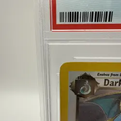 Pokemon TCG 2000 Dark Dragonite #5 Team Rocket Vintage Holo PSA 5 - Image 3