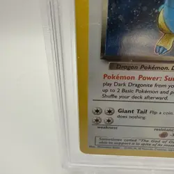Pokemon TCG 2000 Dark Dragonite #5 Team Rocket Vintage Holo PSA 5 - Image 5