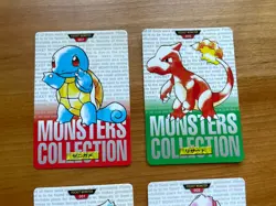 Japanese Pokemon Squirtle Charmeleon Bulbasaur Bandai Monsters Collection 1996 - Image 2
