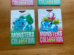 Japanese Pokemon Squirtle Charmeleon Bulbasaur Bandai Monsters Collection 1996 - Image 3