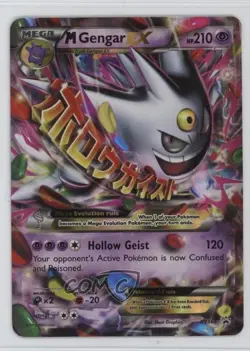 M Gengar EX Pokemon XY Black Star Promo #XY166 - Image 1
