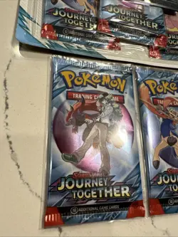 Pokemon TCG 3-Pack Booster Blister - Sv09: Journey Together + 2x Sealed Packs - Image 3