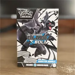 Pokemon Black Bolt Booster Bundle Factory Sealed 6 Packs Authentic Pokemon TCG - Image 1