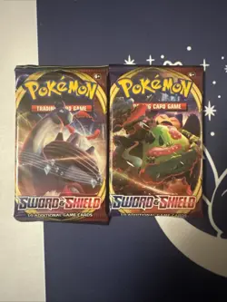 Pokemon Sword & Shield Base Set Booster Packs 2 Packs - Image 1