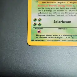 Pokemon Venusaur Base Set 2 Holo 18/130 - Image 4