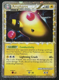 Ampharos Prime 105/123 - Ultra Rare - Pokemon TCG: Heart Gold & Soul Silver - MP - Image 1