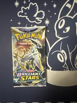 Pokemon TCG Brilliant Stars Booster Pack Factory Sealed - Image 1