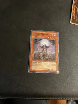 Yu-Gi-Oh Zombie Master Super Rare Effect Tactical Evolution TAEV-EN039 1st Ed LP - Image 2