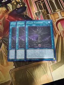 3X Fallen Paradise - SDSA-EN021 - Common 1ST ED (NM) Yugioh - Image 1