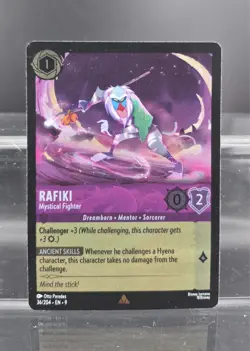 Disney Lorcana Rafiki - Mystical Figher 36/204 Fabled Rare Foil - Image 1