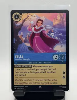 Disney Lorcana WinterSpell Belle - Snowfield Strategist 158/204 Regular - Image 1