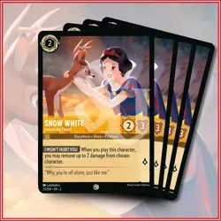 Disney Lorcana TCG: SNOW WHITE Lost in the Forest | x4 Rise of the Floodborn - Image 1