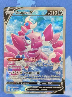 Drapion V - 182/196 - Lost Origin - Ultra Rare - Pokemon Card NM - Image 1