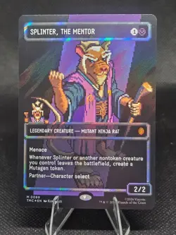 Splinter, the Mentor (0089) (Borderless) (Surge Foil) Commander: Teenage Mutant - Image 1