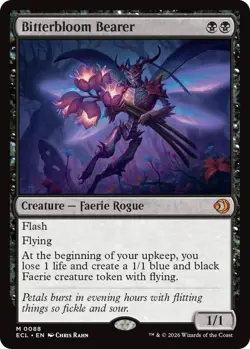 MTG - Bitterbloom Bearer - ECL 0088 - Lorwyn Eclipsed - Mythic - Magic - Image 1