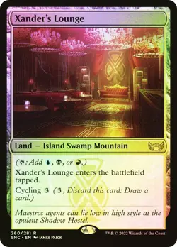 Xander's Lounge - Streets of New Capenna (SNC) - Near Mint - Foil - Image 1